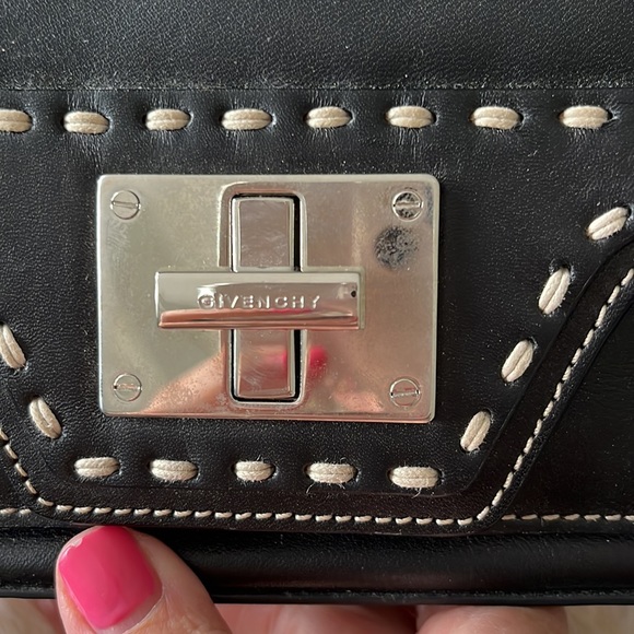 Givenchy Rebel Soft Hobo black braided bag satchel - Picture 3 of 17